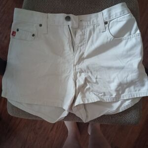 Mudd Cream Jean Shorts Summer Essential